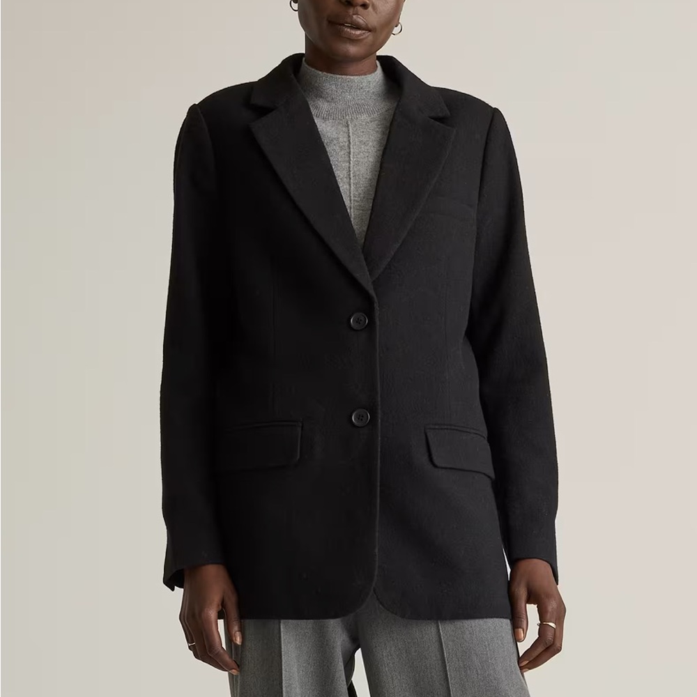 Quince Elegant Women's Blazer Black